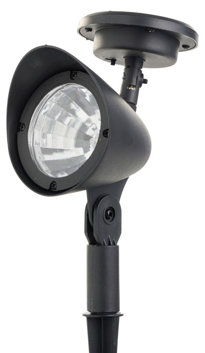 Solcellelampe Spotlight svart 19 cm - Garden®